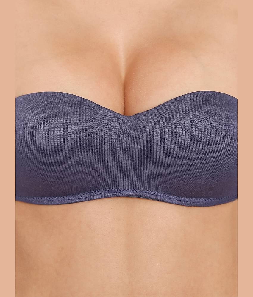 ILRASO Polyester Lightly Padded Women's Balconette Bra ( Olive )