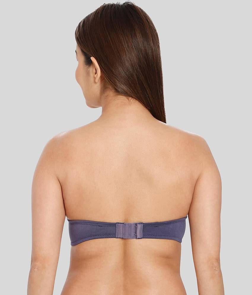 ILRASO Polyester Lightly Padded Women's Balconette Bra ( Olive )