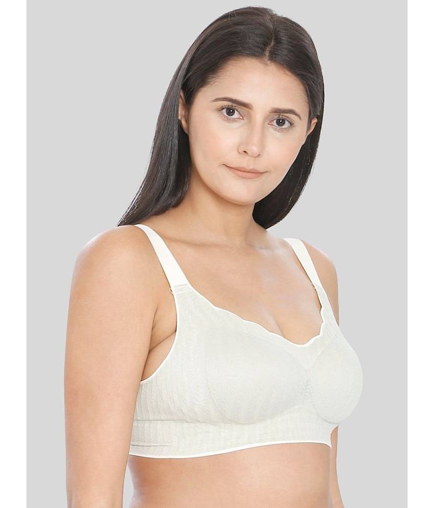 ILRASO Nylon Removable Padding Women's Minimizer Bra ( Green )