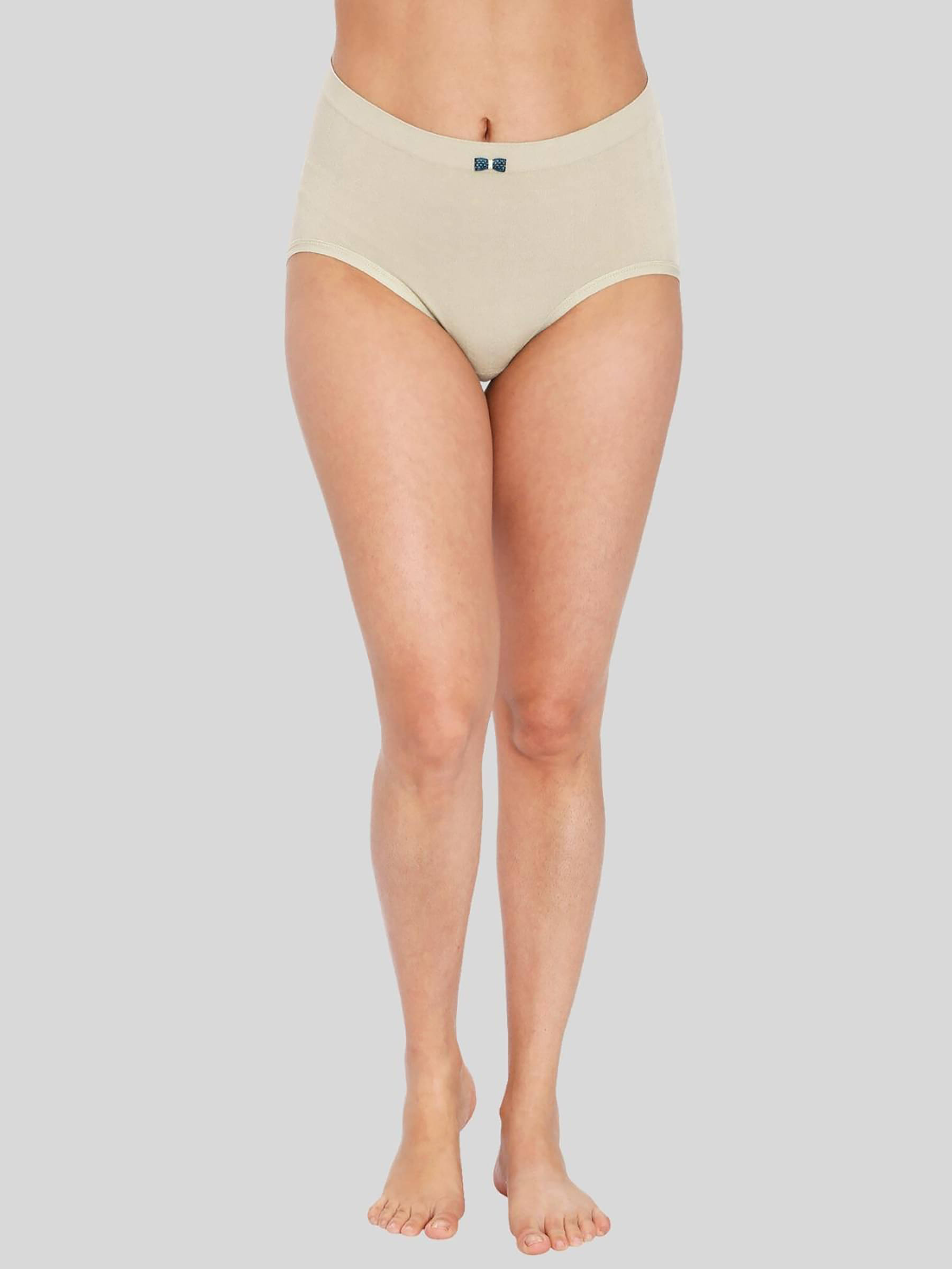     			ILRASO Cotton Lycra Solid Women's Hipster ( Olive )