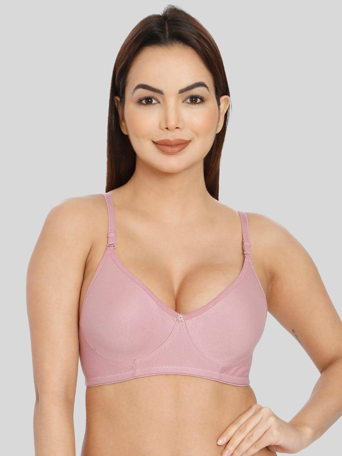 ILRASO Cotton Non Padded Women's T-Shirt Bra ( White )
