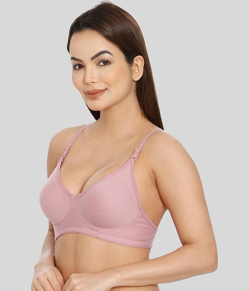 ILRASO Cotton Non Padded Women's T-Shirt Bra ( White )