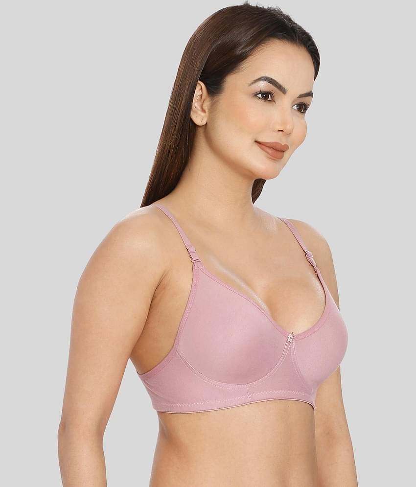 ILRASO Cotton Non Padded Women's T-Shirt Bra ( White )
