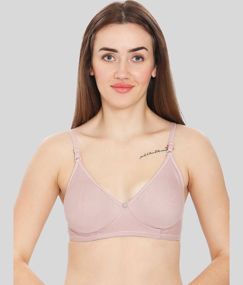 ILRASO Cotton Non Padded Women's T-Shirt Bra ( White )