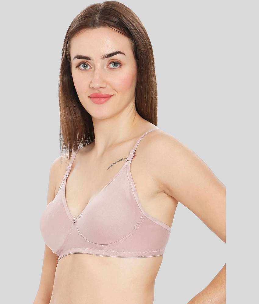 ILRASO Cotton Non Padded Women's T-Shirt Bra ( White )