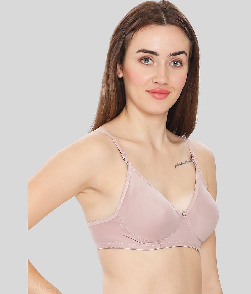 ILRASO Cotton Non Padded Women's T-Shirt Bra ( White )