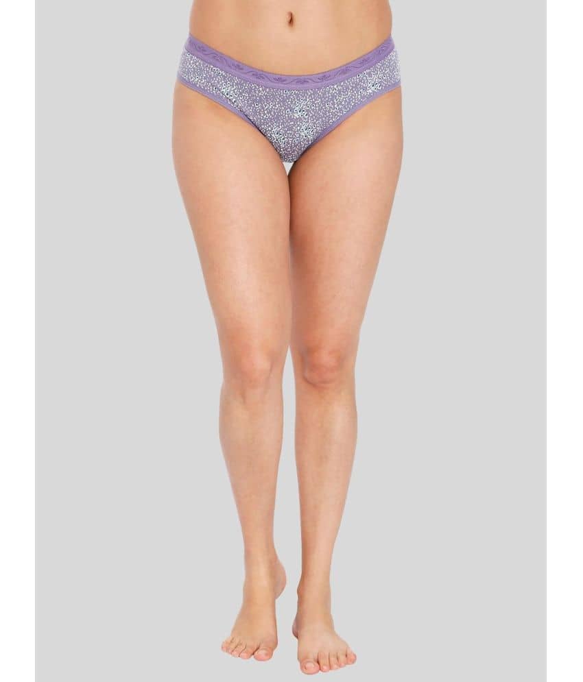 ILRASO Cotton Printed Women's Briefs ( Navy Blue )