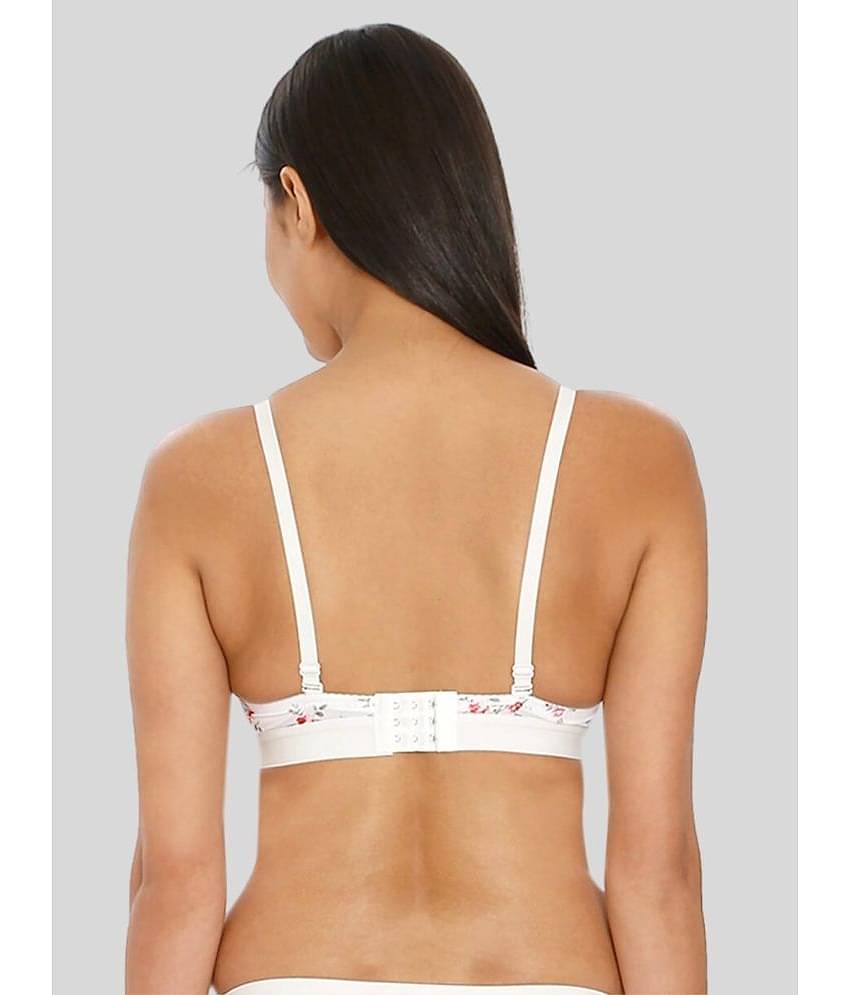 ILRASO Nylon Lightly Padded Women's Push Up Bra ( Pink )