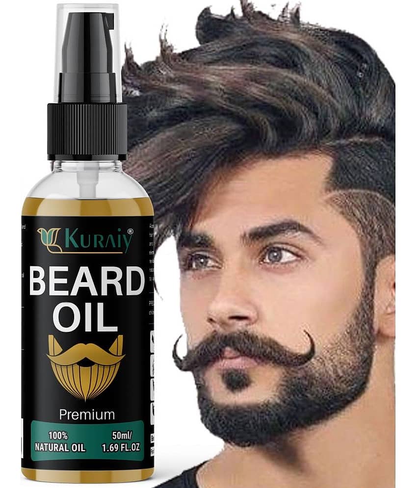 KURAIY Beard Growth Oil 100% Natural Beard Growth Oil Products For Men - Beard Care and Tools | Buy online on ZillyBuy