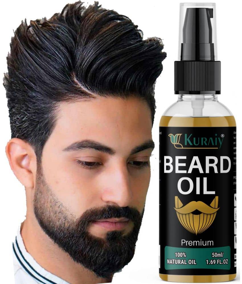 KURAIY Beard Growth Essential Oil For Men Beard Care Hair Growth Beard Care PACK OF 1 - Beard Care and Tools | Buy online on ZillyBuy