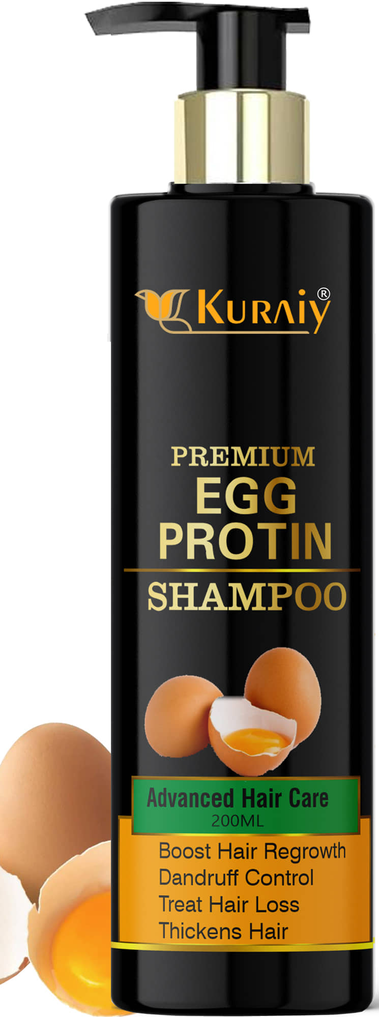KURAIY EGGPROTEIN SHAMPOO FOR SMOOTH & SHINY HAIR 200ML