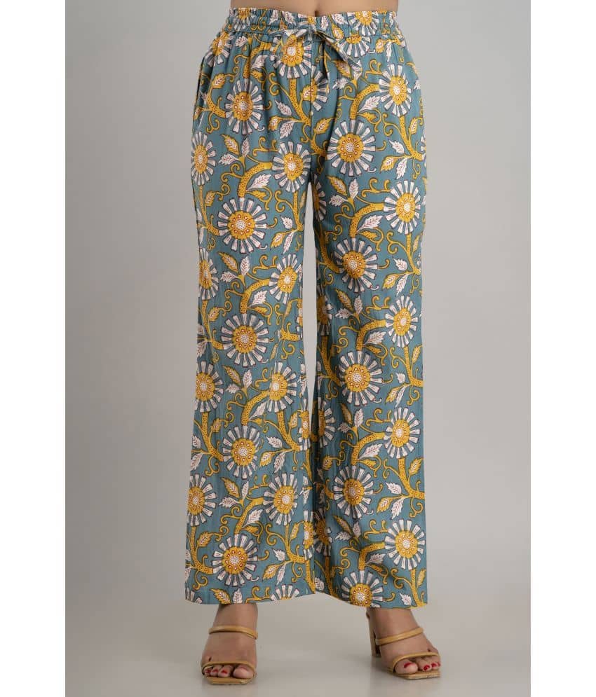 MAUKA - Multicolor Rayon Women's Palazzo ( Pack of 1 )