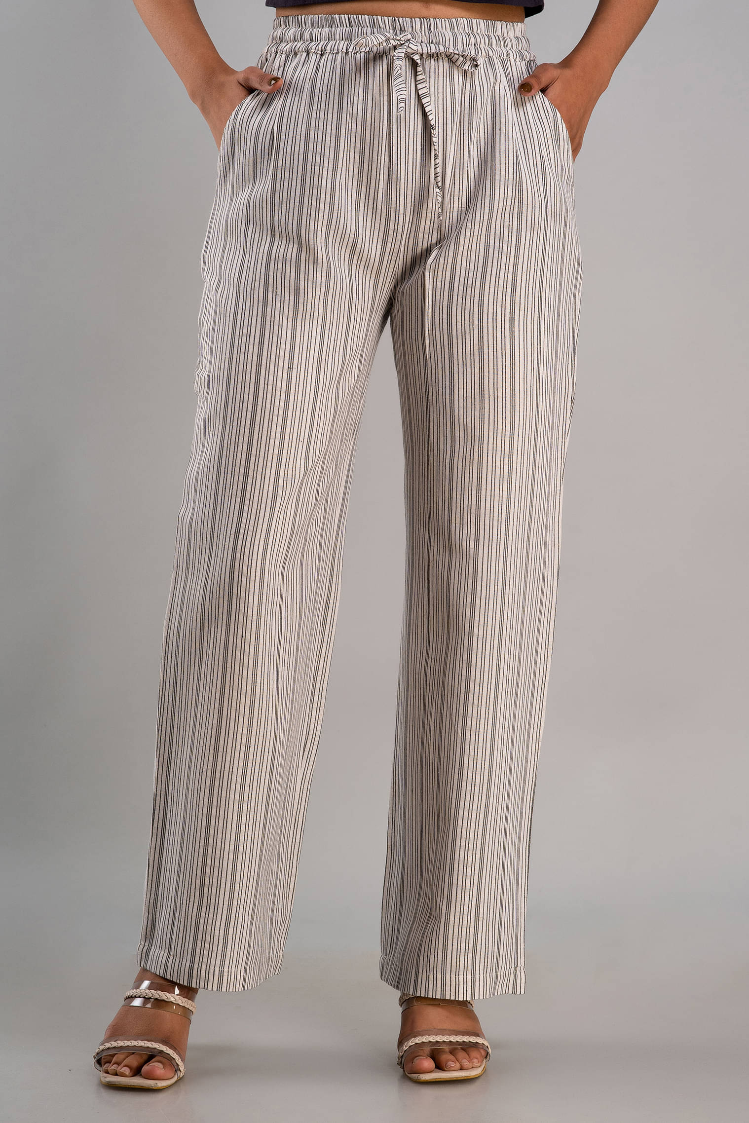 MAUKA - White Rayon Women's Palazzo ( Pack of 1 ) MAUKA - White Rayon Women's Palazzo ( Pack of 1 )