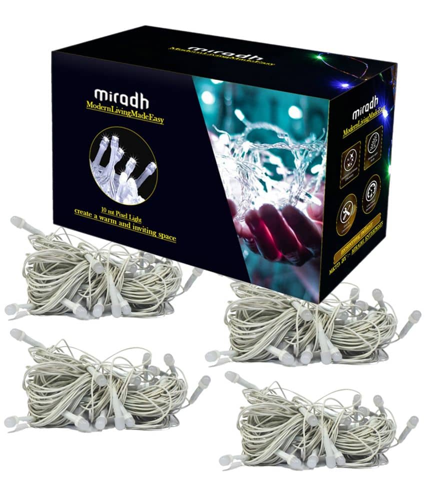 MIRADH - Yellow 10Mtr String Light (Pack of 2)