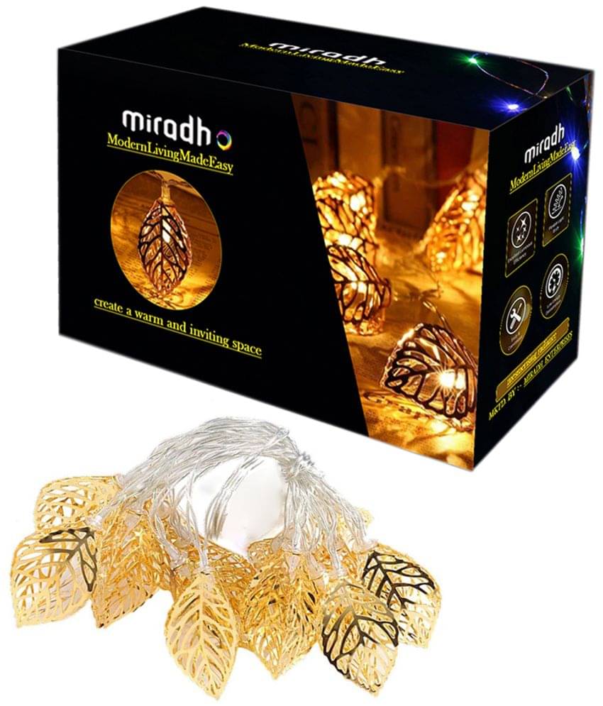     			MIRADH - Yellow 3Mtr String Light ( Pack of 1 )