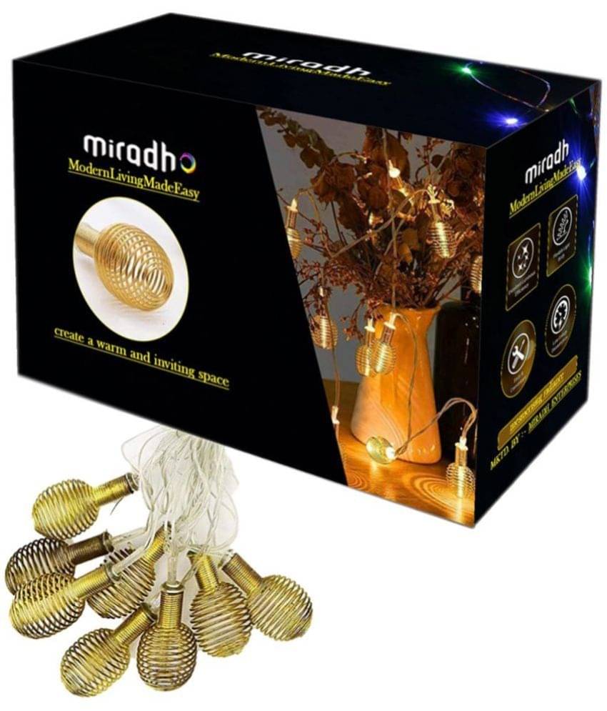     			MIRADH - Yellow 3Mtr String Light ( Pack of 1 )