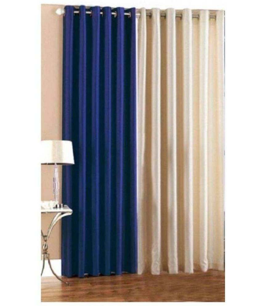 N2C Home Solid Semi-Transparent Eyelet Curtain 7 ft ( Pack of 2 ) - Multicolor     			N2C Home Solid Semi-Transparent Eyelet Curtain 7 ft ( Pack of 2 ) - Multicolor