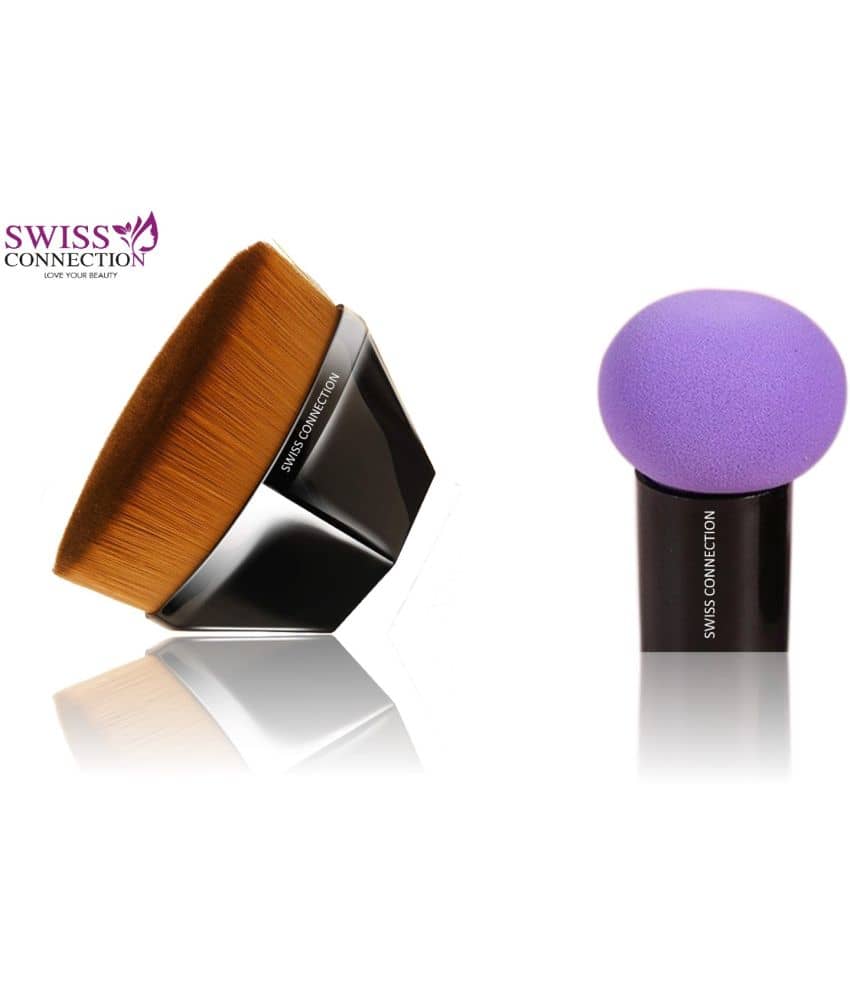 Swiss Connection Face Blush Brush Sponge Face 115 g Pack of 2