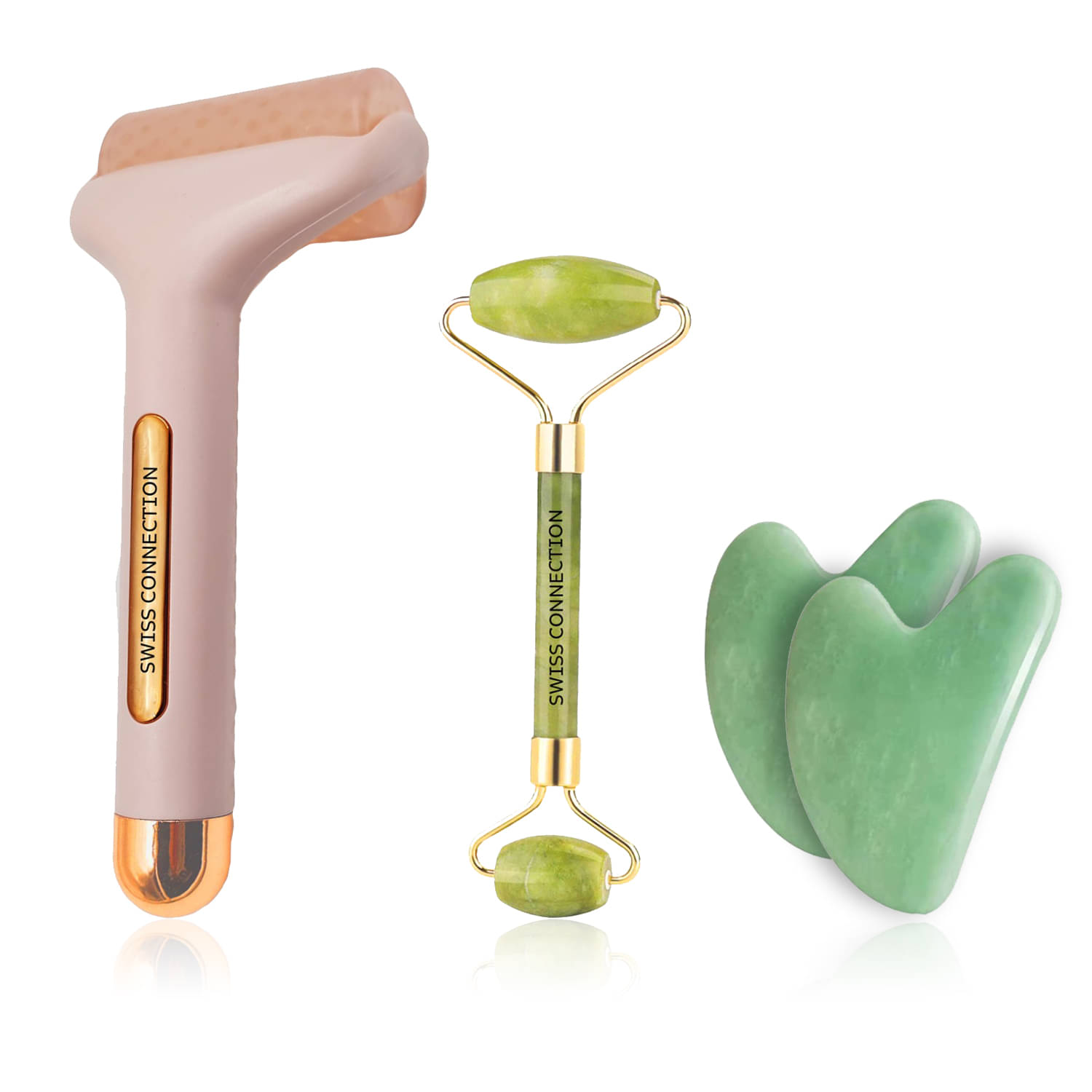     			Swiss Connection Face Massger Ice Roller Jade Roller Gua-sha Multi-Purpose Use