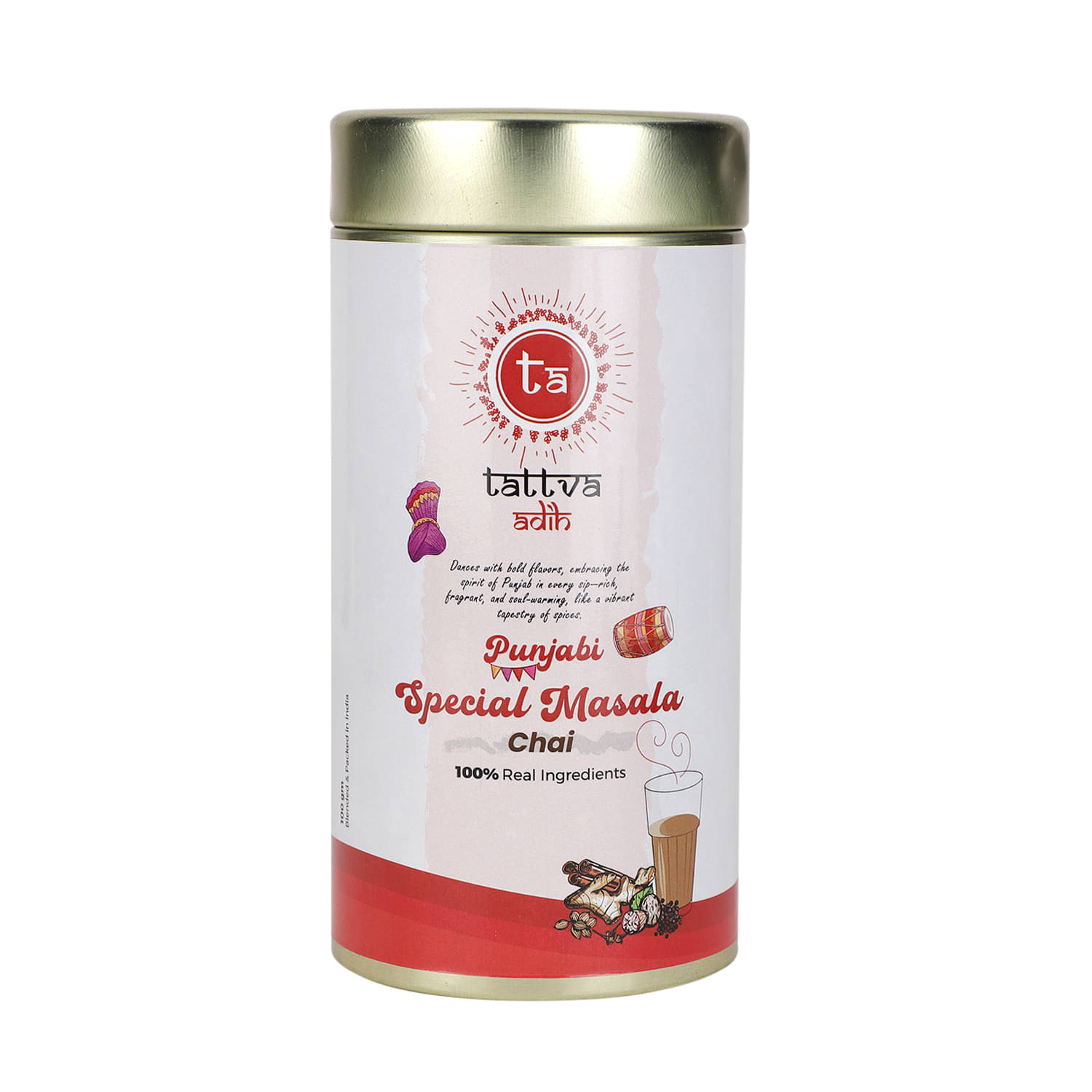     			Tattva Adih Masala Chai Tea Powder Black pepper, Clove 100 gm
