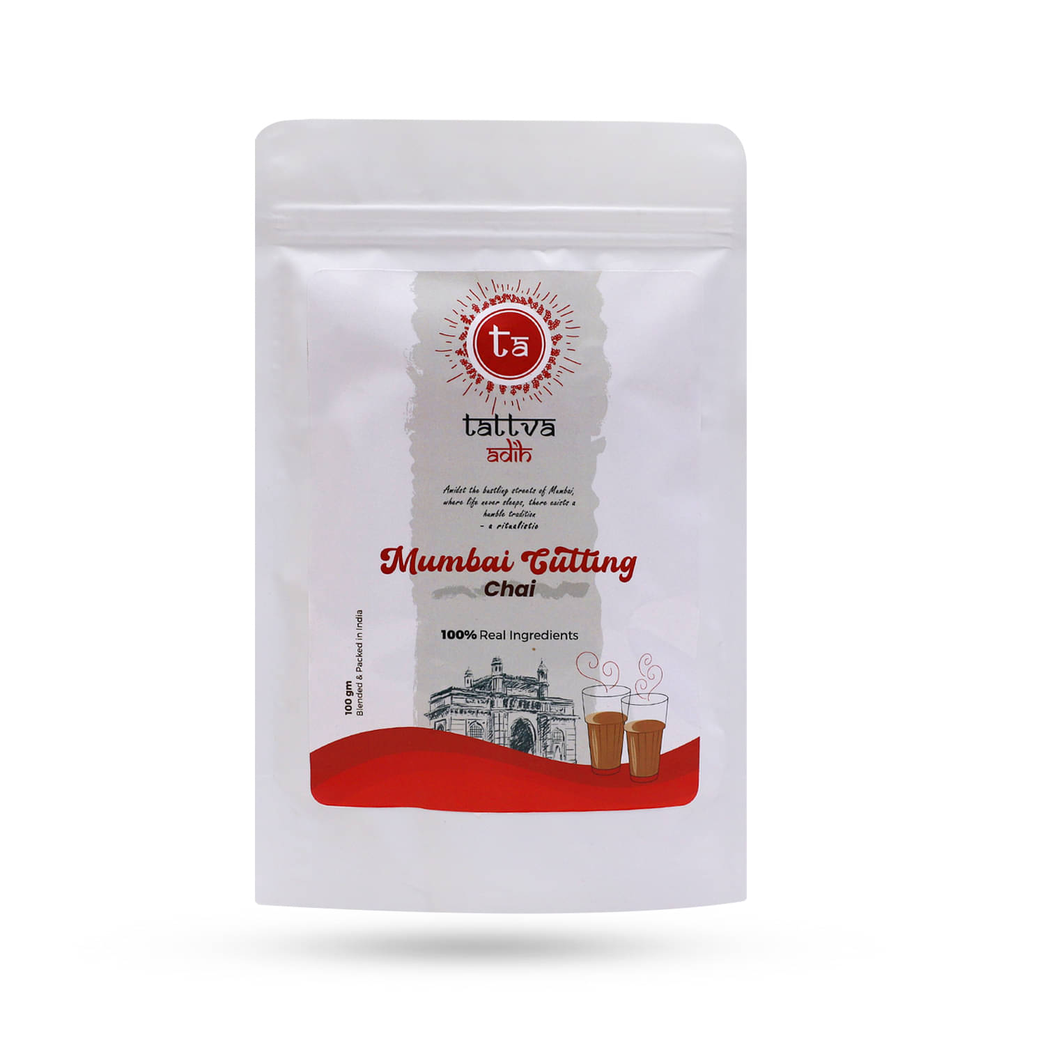     			Tattva Adih Masala Chai Tea Powder Ginger, Elaichi 100 gm