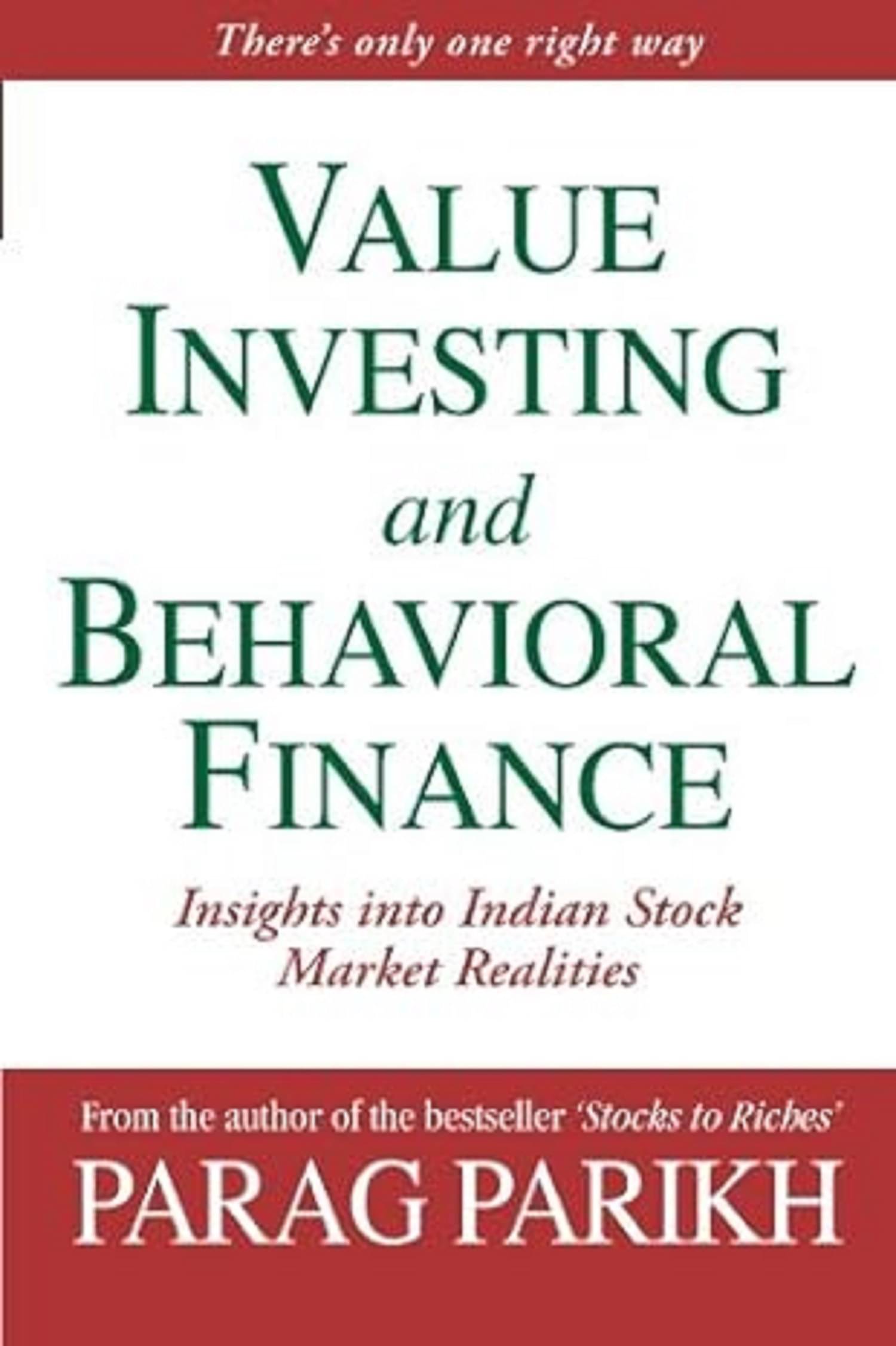     			Value Investing and Behavioral Finance: Insights into Indian Stock Market Realities Paperback – 15 April 2009