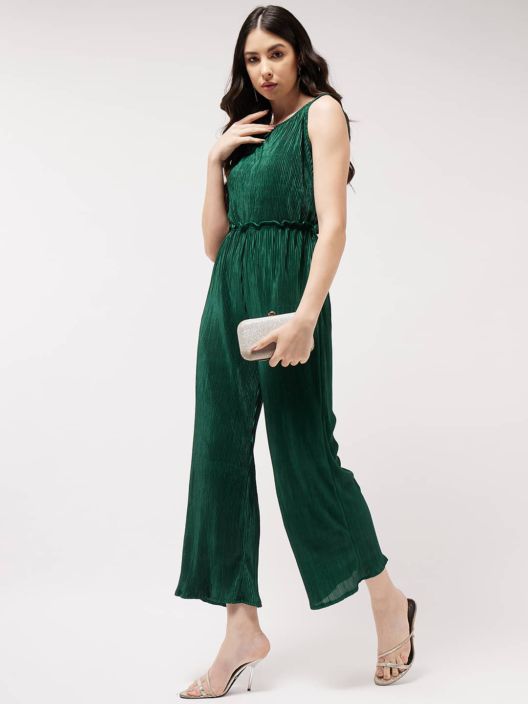     			Zima Leto - Green Polyester Regular Fit Women's Jumpsuit ( Pack of 1 )