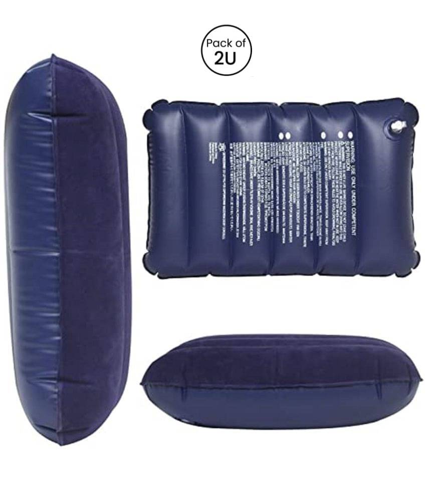     			Air inflatable Travel Tourist Neck Pillow  (Pack of 2)