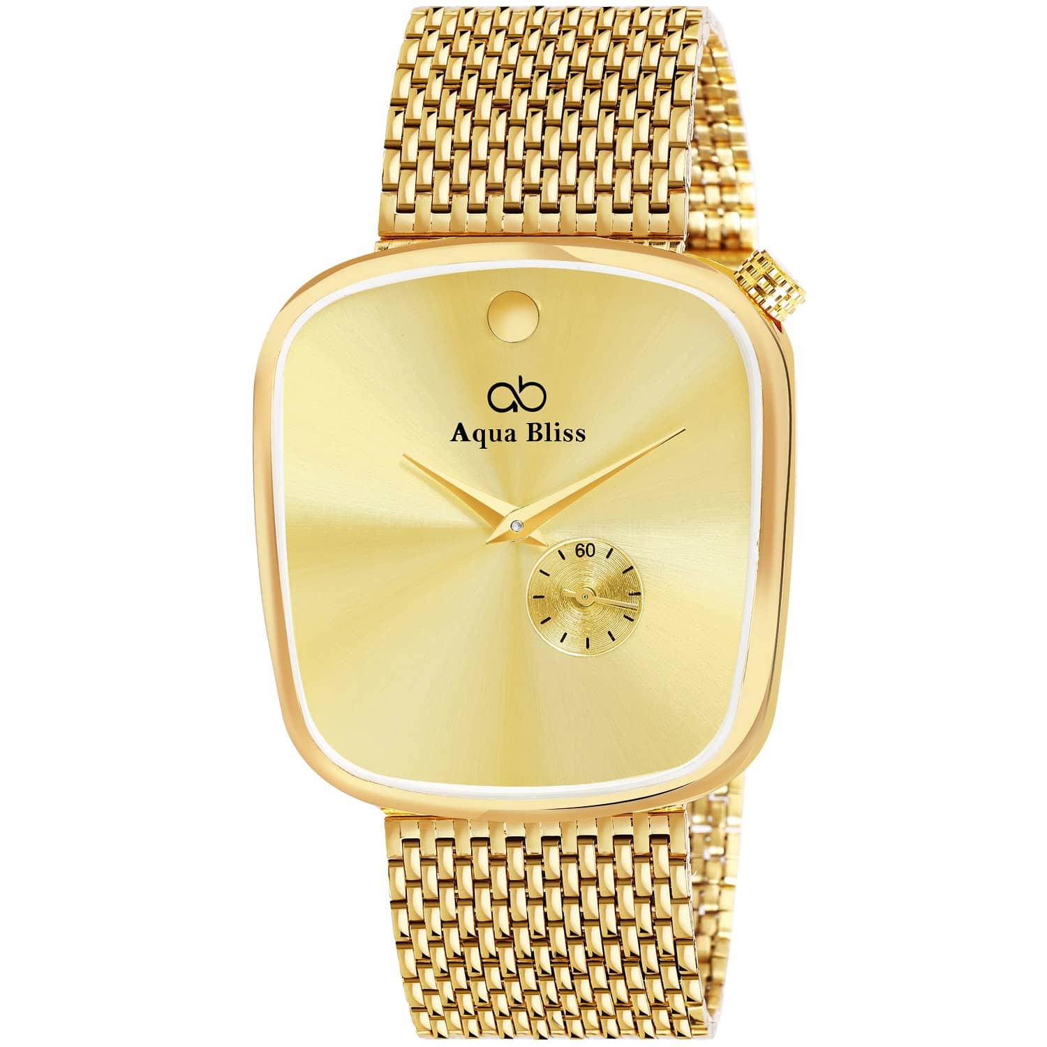 AQUA BLISS - Gold Stainless Steel Chronograph Men's Watch