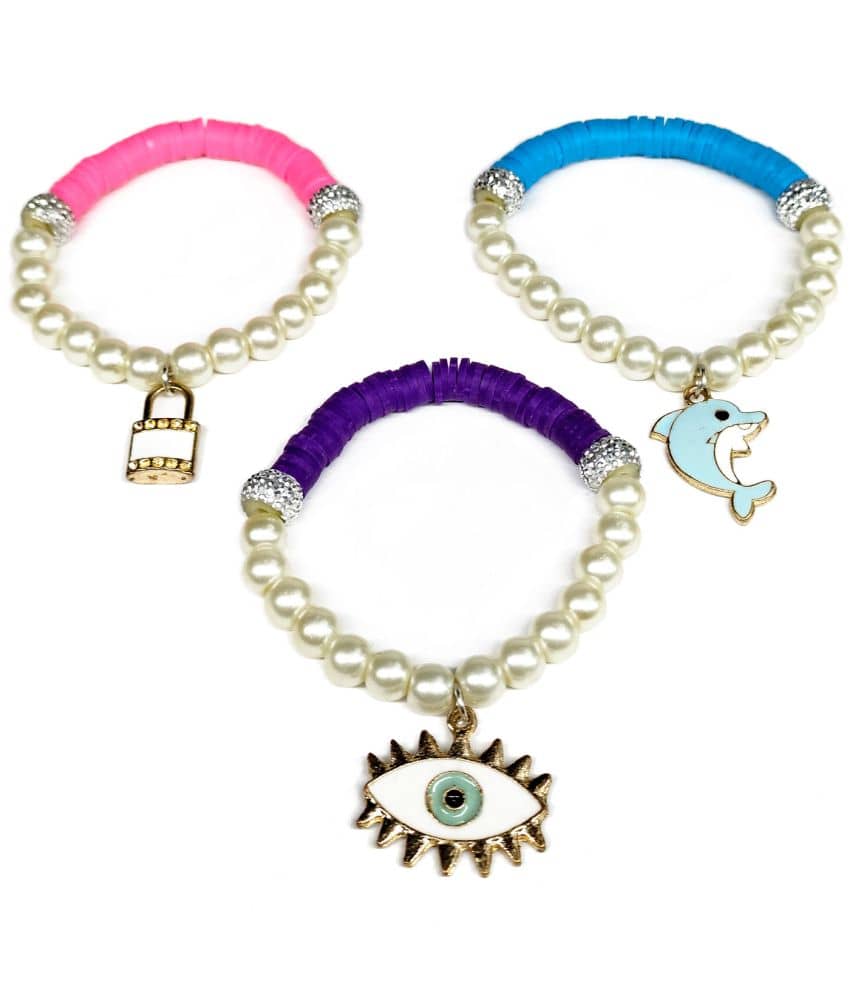 DAIVYA WELLNESS - Multicolor Bracelet ( Pack of 3 ) - Bangles & Bracelets | Buy online on ZillyBuy