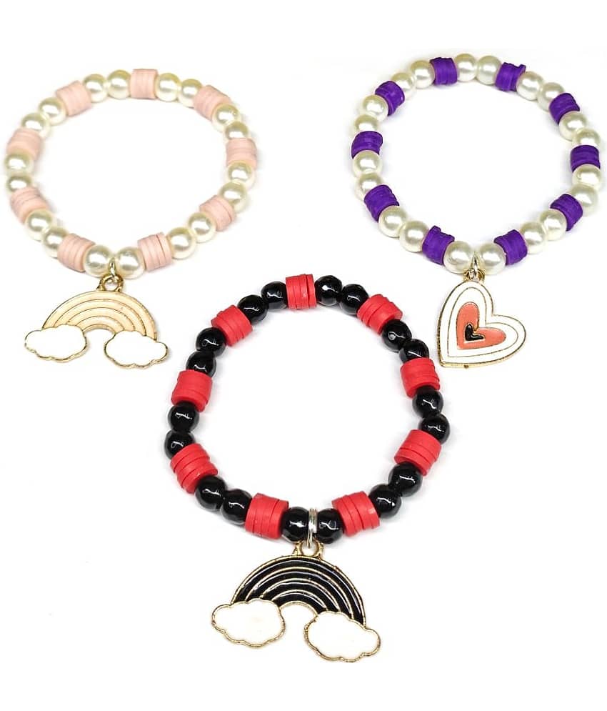DAIVYA WELLNESS - Multicolor Bracelet ( Pack of 3 ) - Bangles & Bracelets | Buy online on ZillyBuy