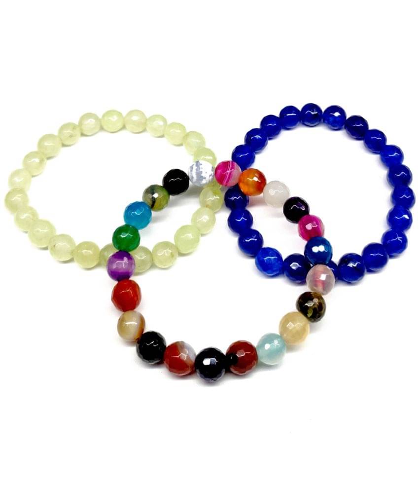 DAIVYA WELLNESS - Multicolor Bracelet ( Pack of 3 )     			DAIVYA WELLNESS - Multicolor Bracelet ( Pack of 3 )