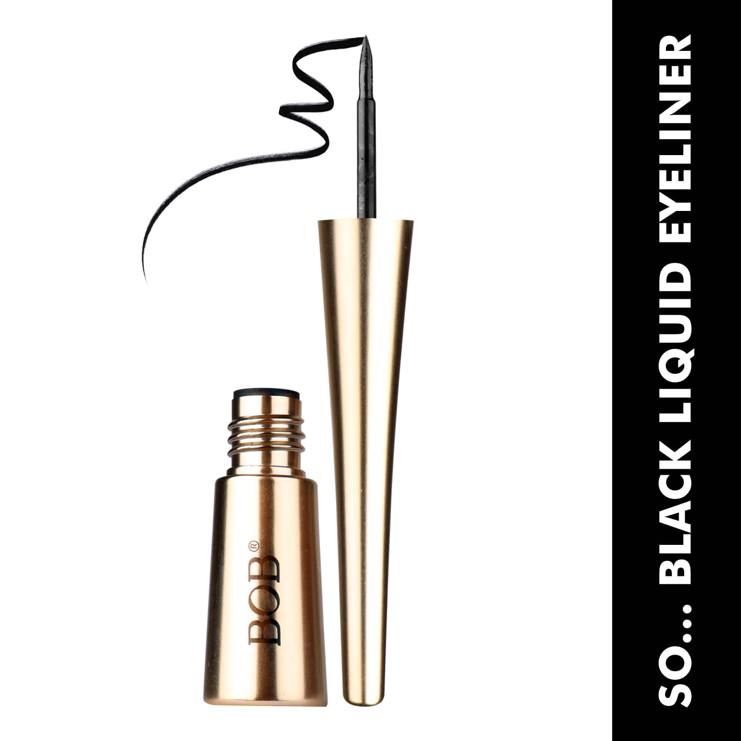 Fashion Colour - Black Matte Eye Liner Liquid ( Pack of 1 ) - Makeup - Eyes | Buy online on ZillyBuy