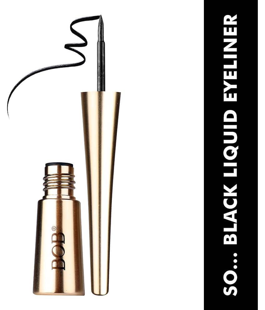 Fashion Colour - Black Matte Eye Liner Liquid ( Pack of 1 ) - Makeup - Eyes | Buy online on ZillyBuy