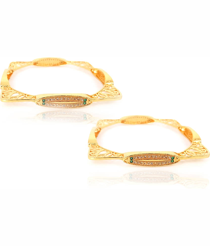 JIPPA - Gold Bangle Set ( Pack of 1 ) - Bangles & Bracelets | Buy online on ZillyBuy