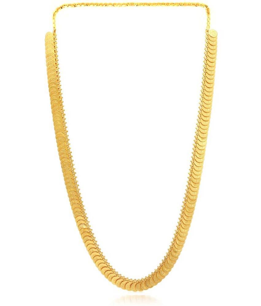 JIPPA - Golden Metal Necklace ( Pack of 1 )