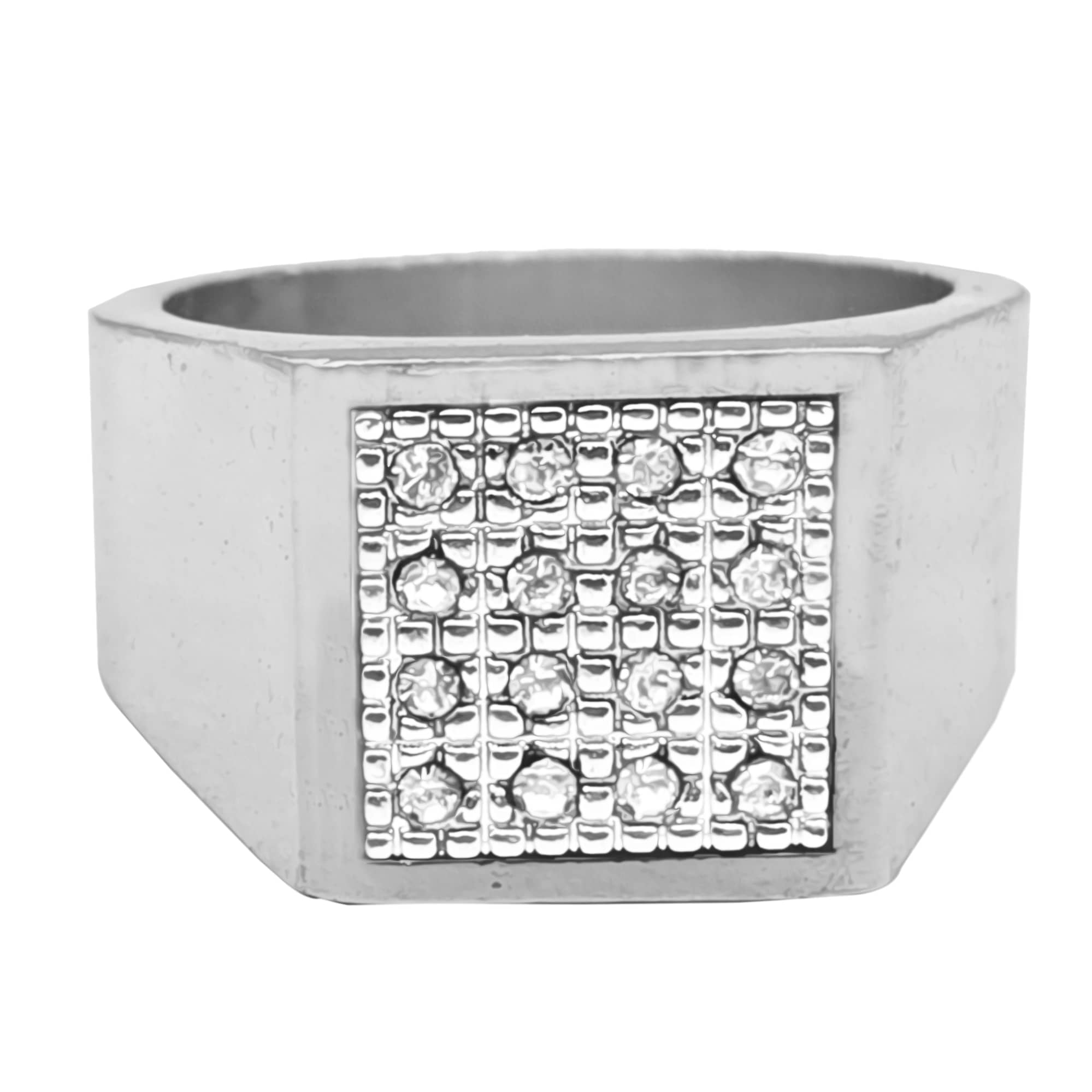 JIPPA - Silver Rings ( Pack of 1 )