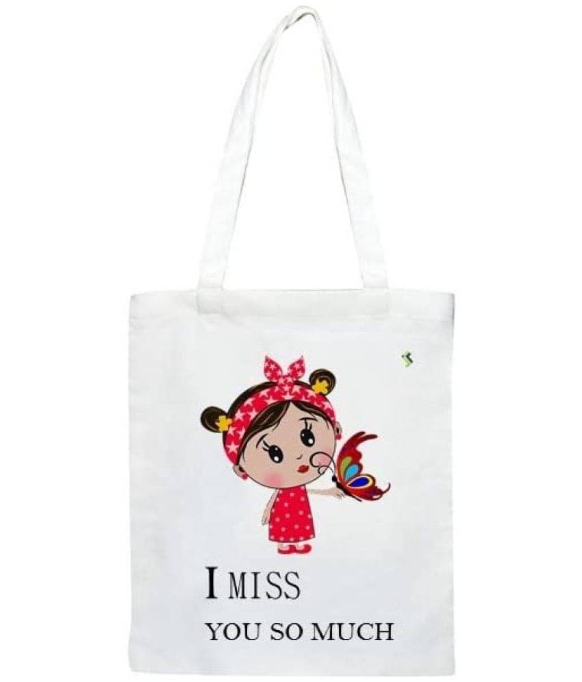     			Jellify Tote Bag Canvas Set of 1 ( Multicolor )