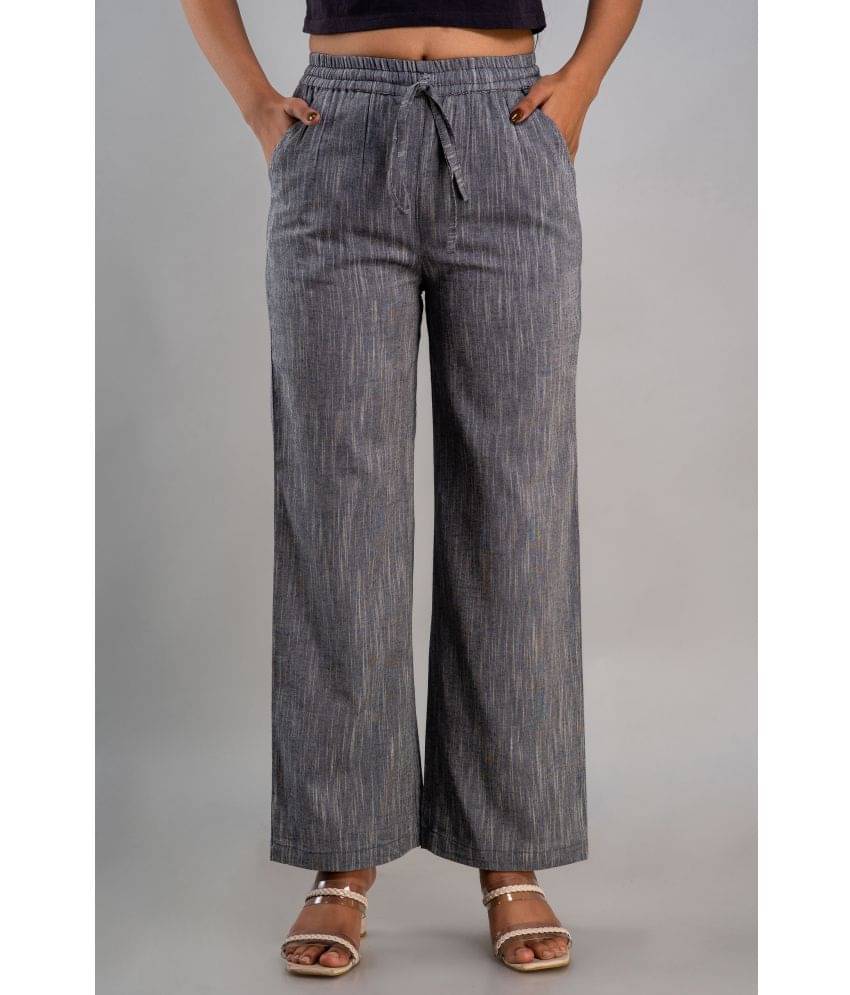 MAUKA - Dark Grey Rayon Women's Palazzo ( Pack of 1 ) MAUKA - Dark Grey Rayon Women's Palazzo ( Pack of 1 )