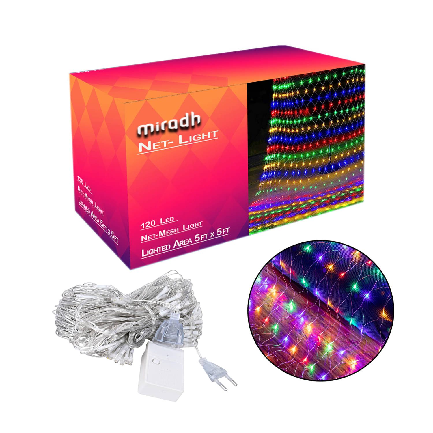     			MIRADH - Multicolor Others String Light ( Pack of 1 )