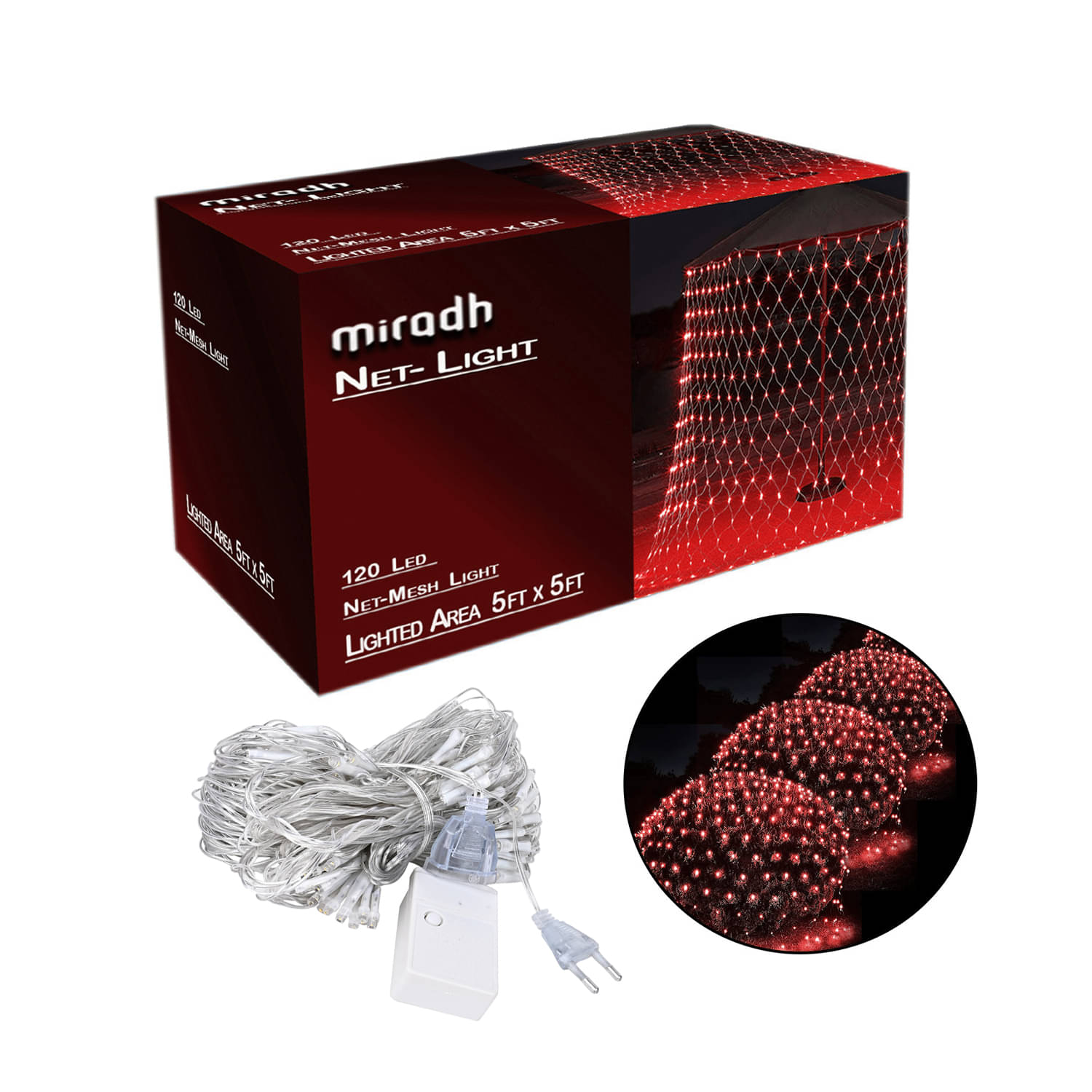     			MIRADH - Red Others String Light ( Pack of 1 )