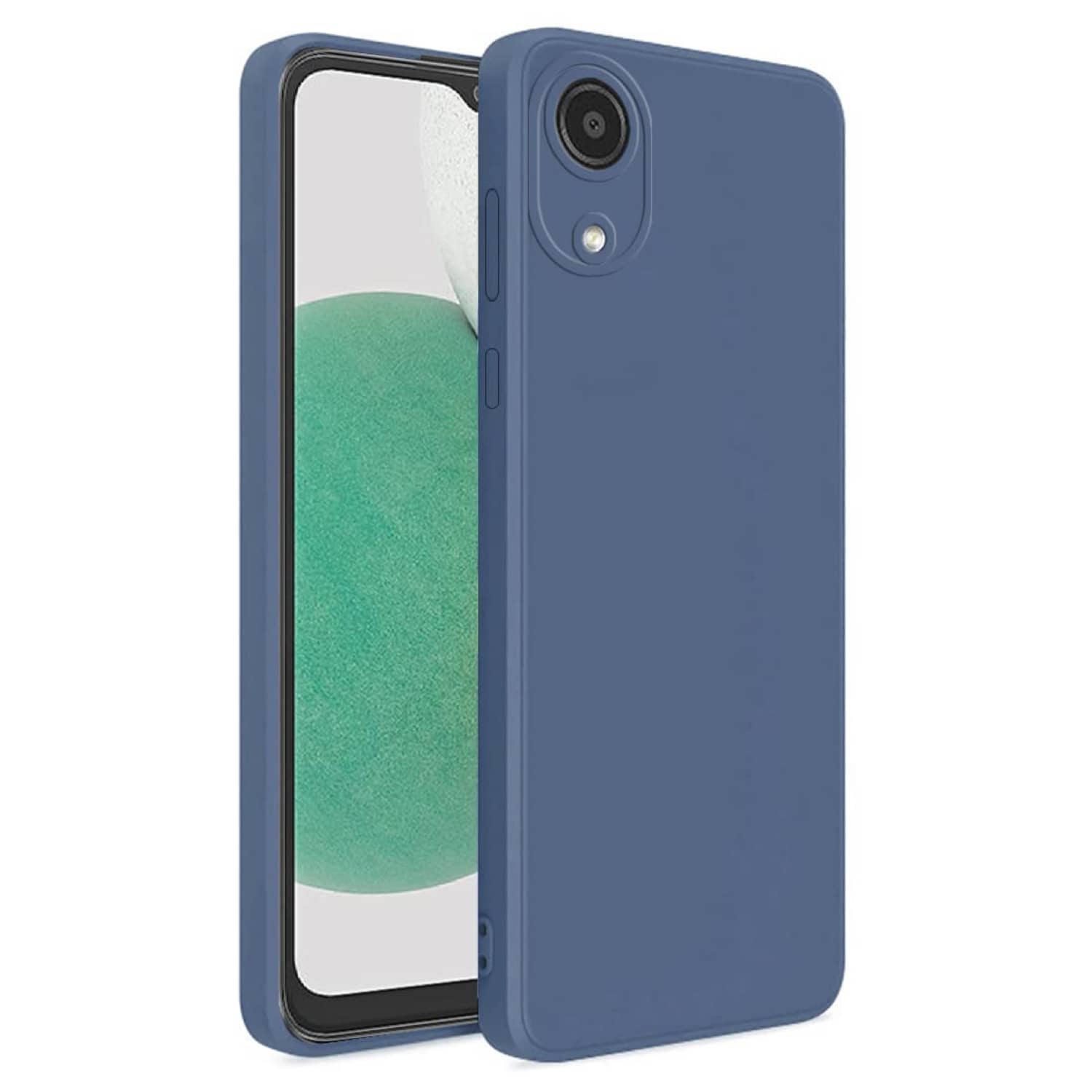 ZAMN - Plain Cases Compatible For Silicon Samsung Galaxy A03 Core ( Pack of 1 )