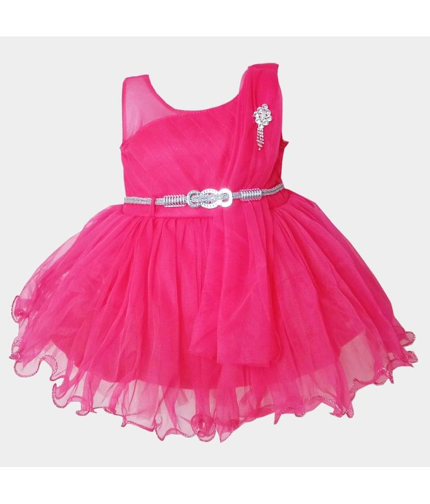     			harshvardhanmart.com Pack of 1 Baby Girls Net Frock ( Red )
