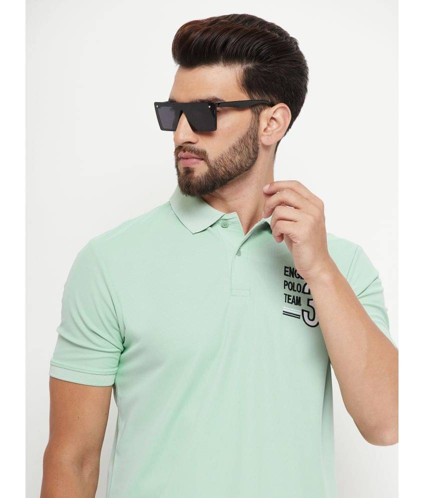 renuovo Pack of 1 Cotton Blend Regular Fit Solid Half Sleeves Men's Polo T Shirt ( Mint Green ) renuovo Pack of 1 Cotton Blend Regular Fit Solid Half Sleeves Men's Polo T Shirt ( Mint Green )
