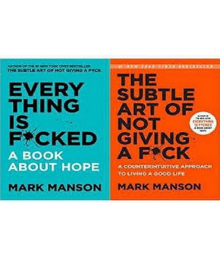 Combo Pack : The Subtle Art of Not Giving a F*ck and Everything Is F*cked : - Stationery | Buy online on ZillyBuy