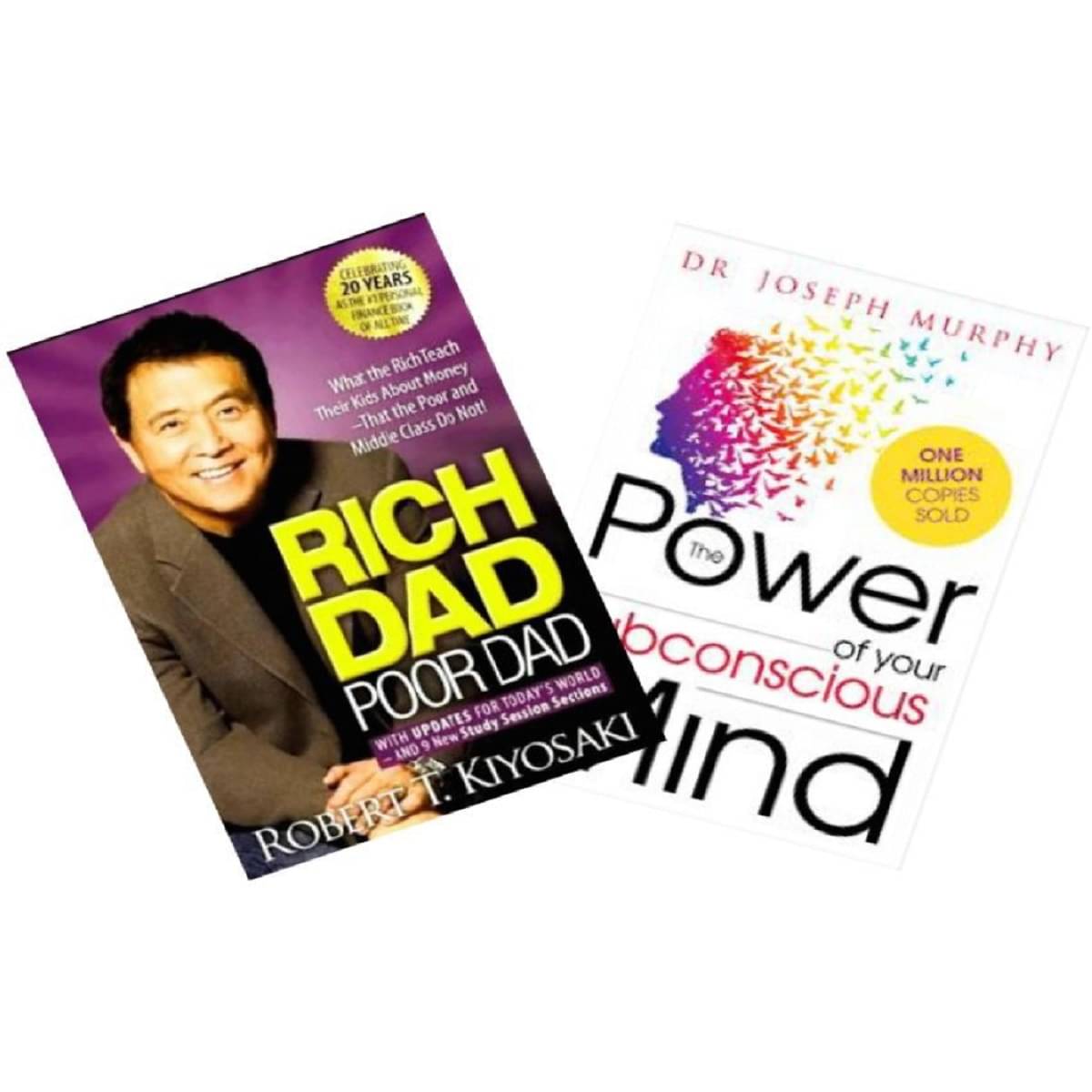 ( Combo of 2 books ) Rich Dad Poor Dad + The Power Of Subconscious Mind ( Combo of 2 books ) Rich Dad Poor Dad + The Power Of Subconscious Mind