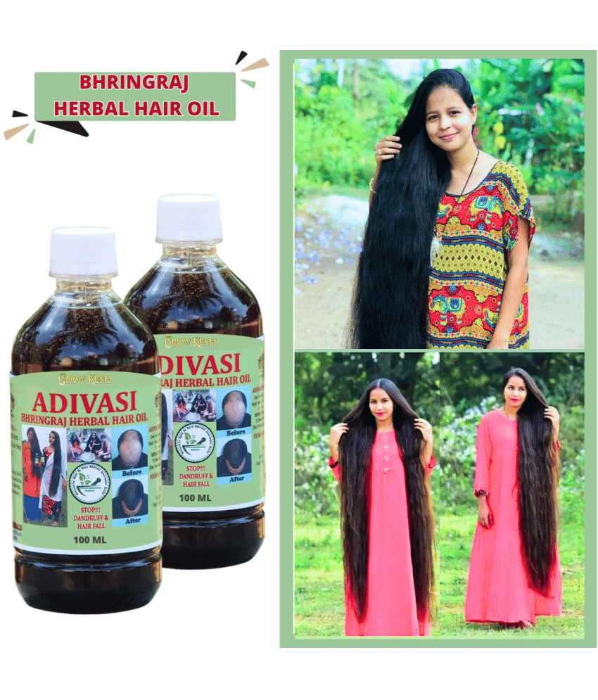 Growkesh - Anti Dandruff Bhringraj Oil 200 ml ( Pack of 2 )