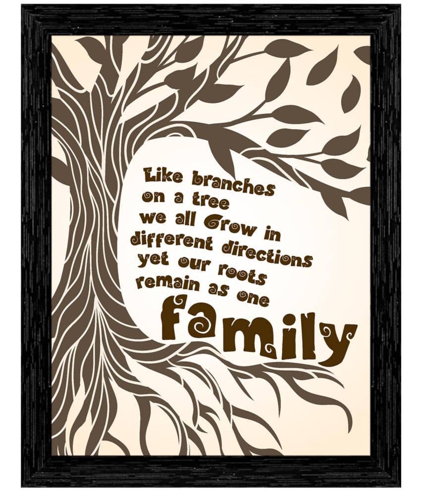 Indianara - Quotes Painting With Frame