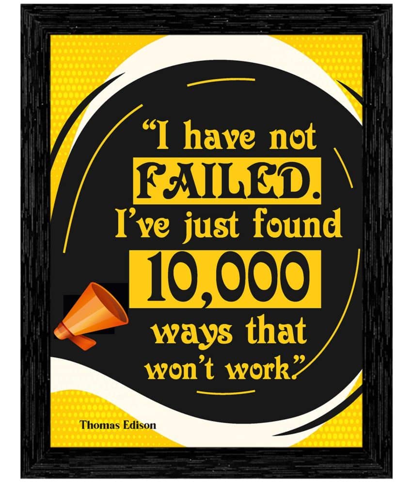 Indianara - Quotes Painting With Frame