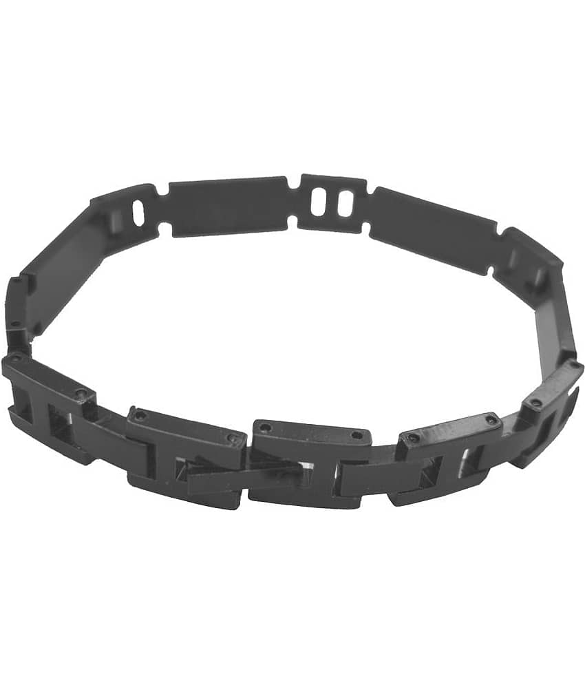 JIPPA - Black Bracelet ( Pack of 1 ) - Bangles & Bracelets | Buy online on ZillyBuy
